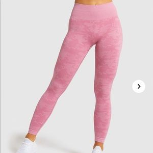 Gymshark pink camo seamless
